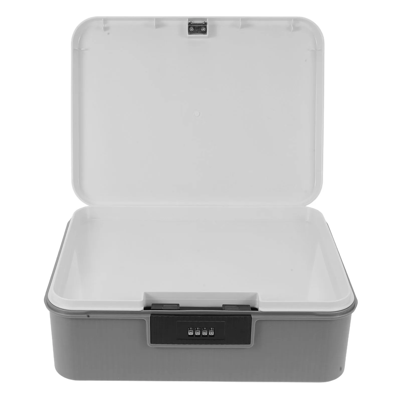 

16L Password Lock Storage Bin Secure Organizer for Documents Jewelry Home Office Travel Locking Storage Box Document Box