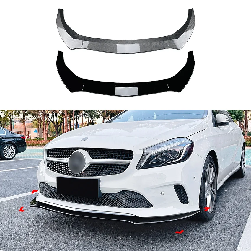 

For Mercedes-Benz A-Class W176 ordinary version 2016-2018 front bumper, front lip, front shovel exterior modification
