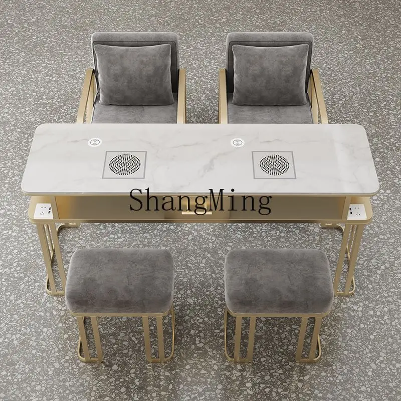 

SM light luxury single double manicure table chair set simple fashion manicure table