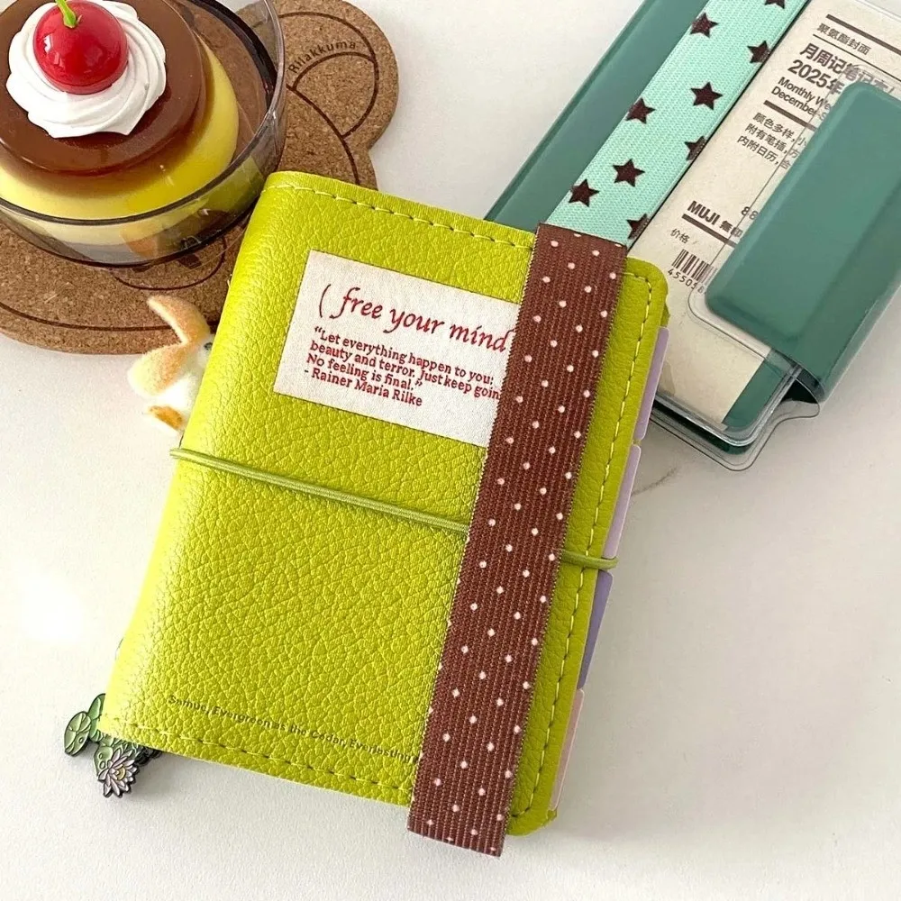 Cinghie per notebook regolabili Kawaii Notebook a fogli mobili Decorazione fai da te Cinghia elastica Simpatico accessorio per riporre la corda legante con fascia a stella