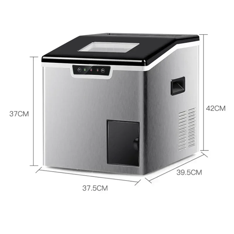 Home Electric ZB-20A Ice Machine 35KG/24H Ice Maker Small Round Ice Making