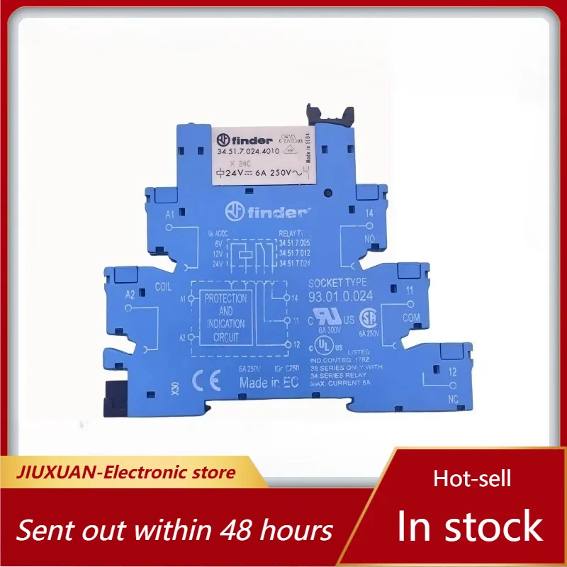New 1pcs/lot 34.51.7.024.4010 24VDC 6A matching 93.01.0.024 base