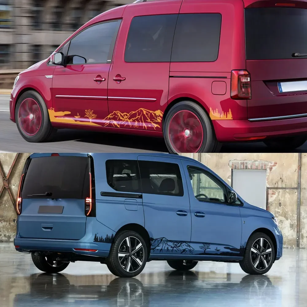Car Stickers For Volkswagen VW Caddy MK1 MK2 MK3 MK4 4 3 2 Maxi Kombi Vinyl Decals Camper Van Graphics Auto Tuning Accessories view 4