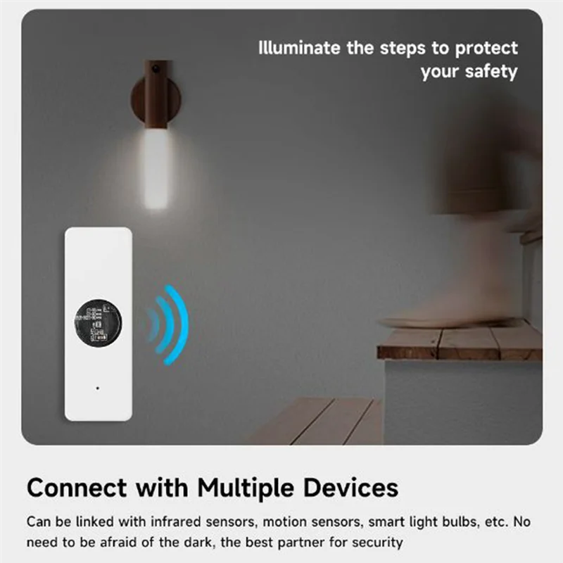 

B92B-Tuya Zigbee Датчик освещенности Датчик яркости Обнаружение яркости в реальном времени Умный дом Автоматизация Управление через приложение