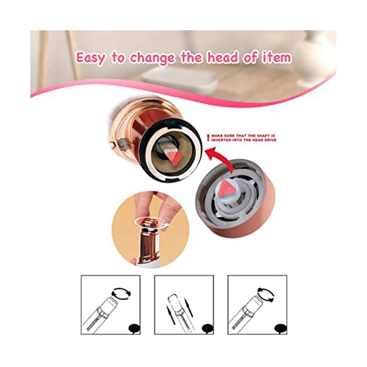 A14G-głowice zamienne, damskie głowice wymienne do usuwania owłosienia z twarzy generacji 2 do narzędzia do usuwania owłosienia z twarzy