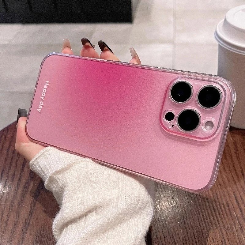 حافظة هاتف رفيعة للغاية متدرجة اللون لهاتف OPPO Find X9 Pro X8S X8 Pro X7 Ultra X6 X5 X3 X2 Neo Lite Pro غلاف بسيط لطيف #3