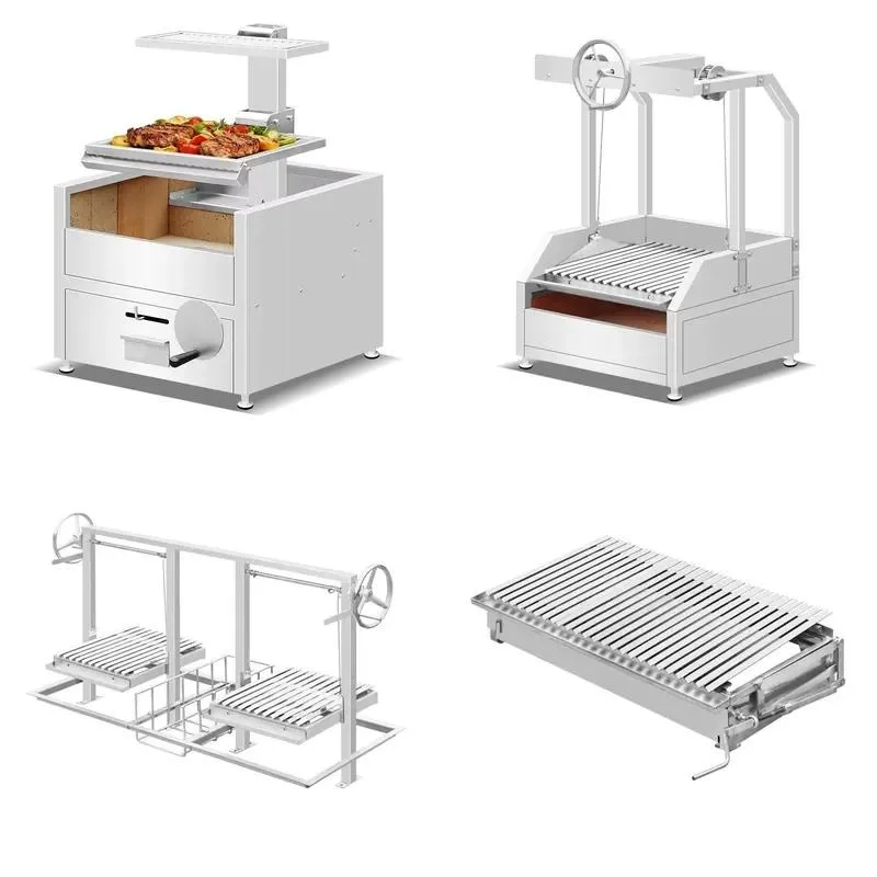 Commercial Stainless Steel Grill Charcoal Grill Outdoor Benchtop Santa Maria Grill