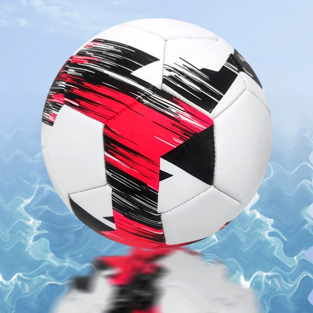 Football With Standard Size 5 For Optimal Performance Brand Reputation Soccer Ball Easy To Spot White Red