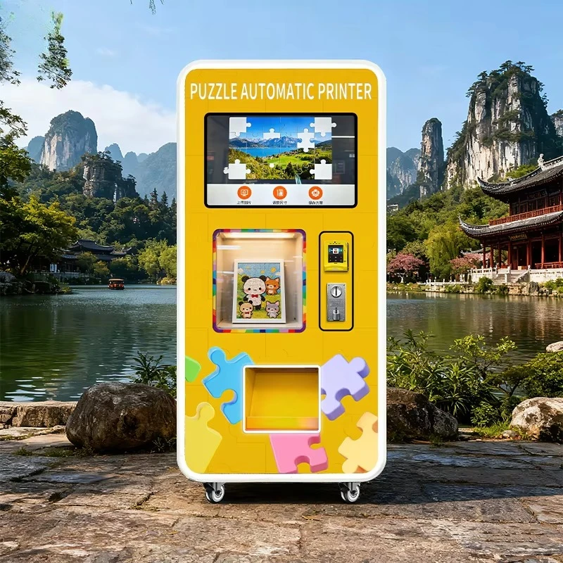 2026 New Product Ideas Customized Machine for Scenic Area Jigsaw Puzzle Printer Vending Machine  Wholesale