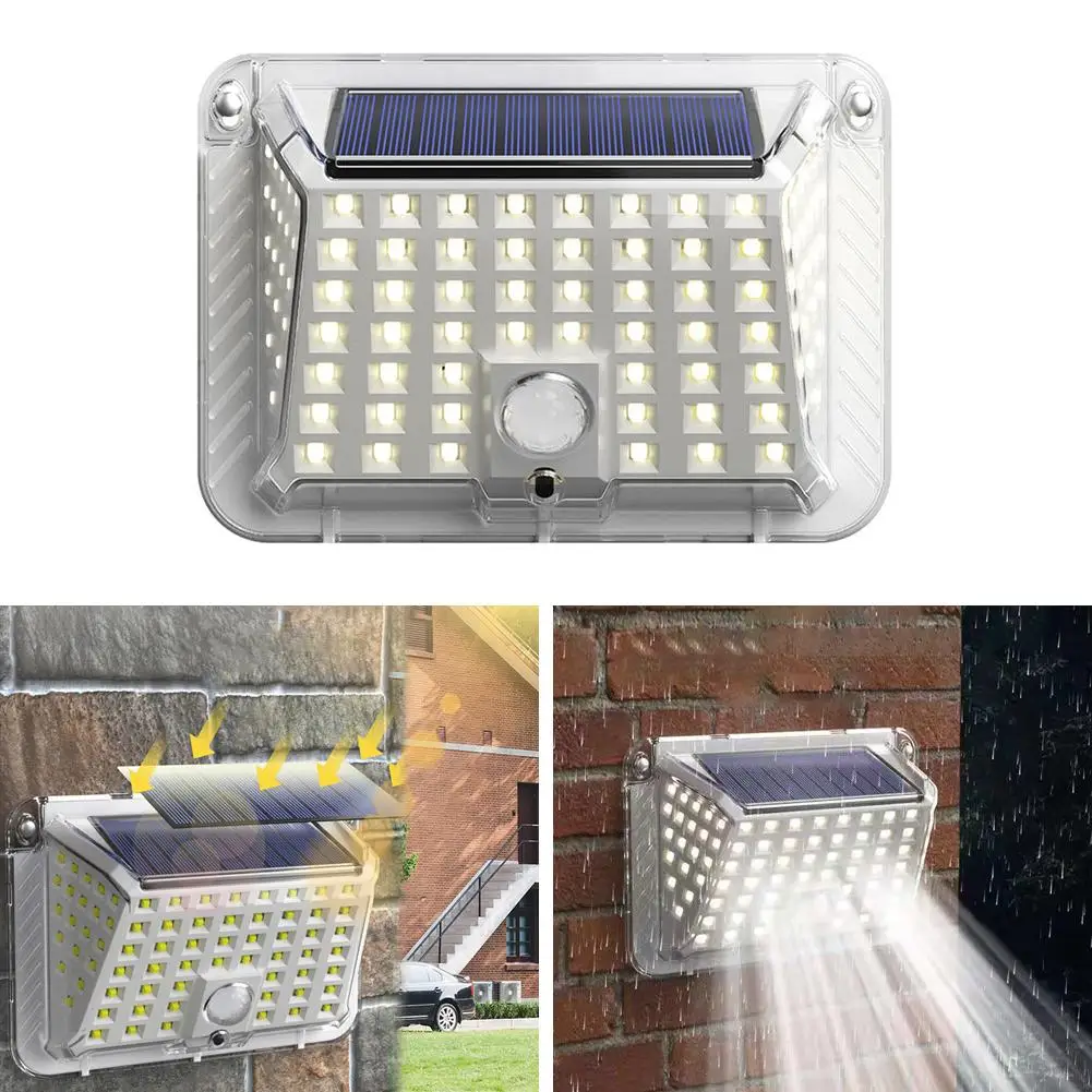 Solar Lights Outdoor Wall Lamp 90 LED Light PIR Motion Sensor Outdoor Security Lamp Sunlight Street Light For Garden Courtyard