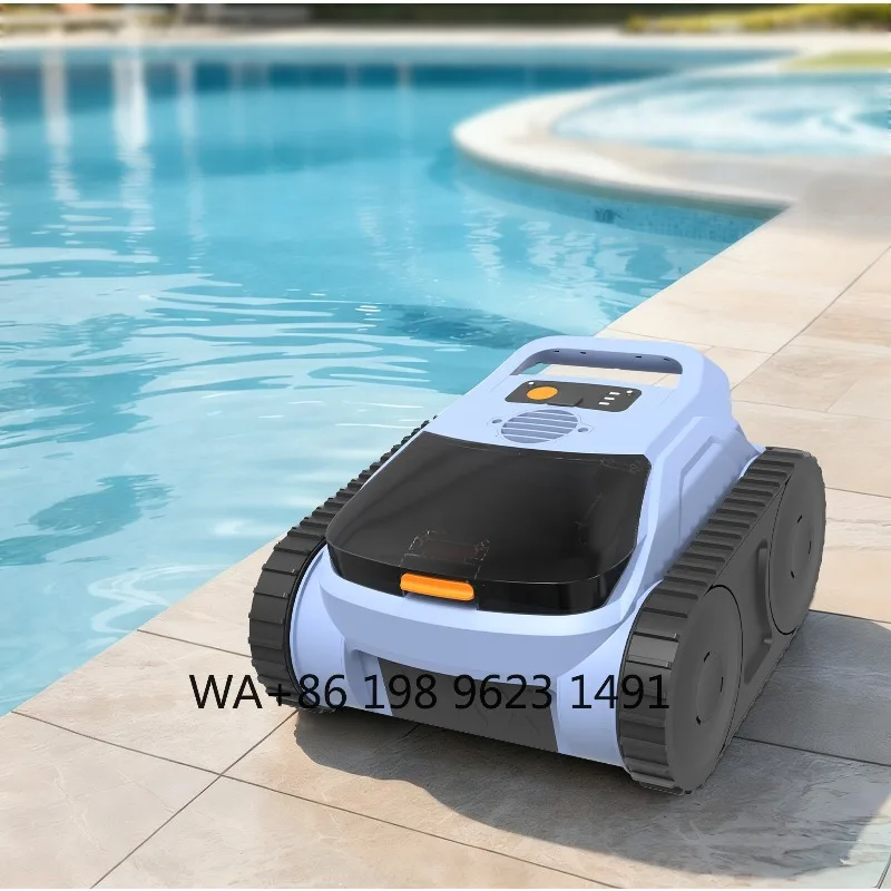 

Smart cordless pool cleaning robot with 7800mAh battery, automatic vacuum cleaner for in-ground and above-ground pool cleaning