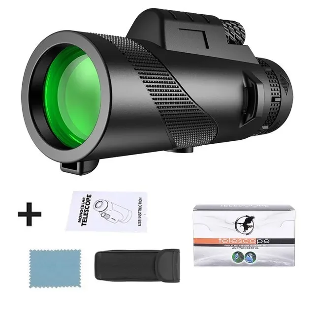 Tragbare Leistungsstarke 80X100 HD Monokulare 50000M Teleskop Long Range Zoom Mit Stativ Telefon Clip Für Outdoor Jagd Camping tourismus