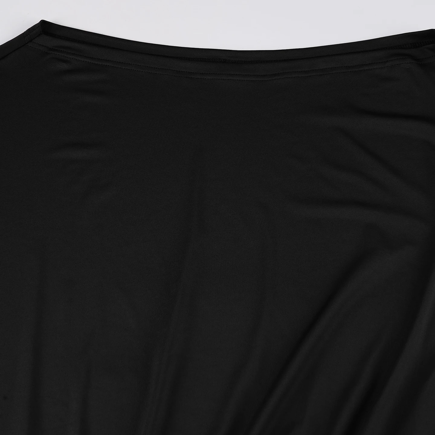 SUCHCUTE Wickelkleid mit Fledermausärmeln für Damen, One-Shoulder, solides, rückenfreies, figurbetontes Kleid, Abendparty, Clubkleid, Y2K, sexy Outfits für den Sommer – Detail 7