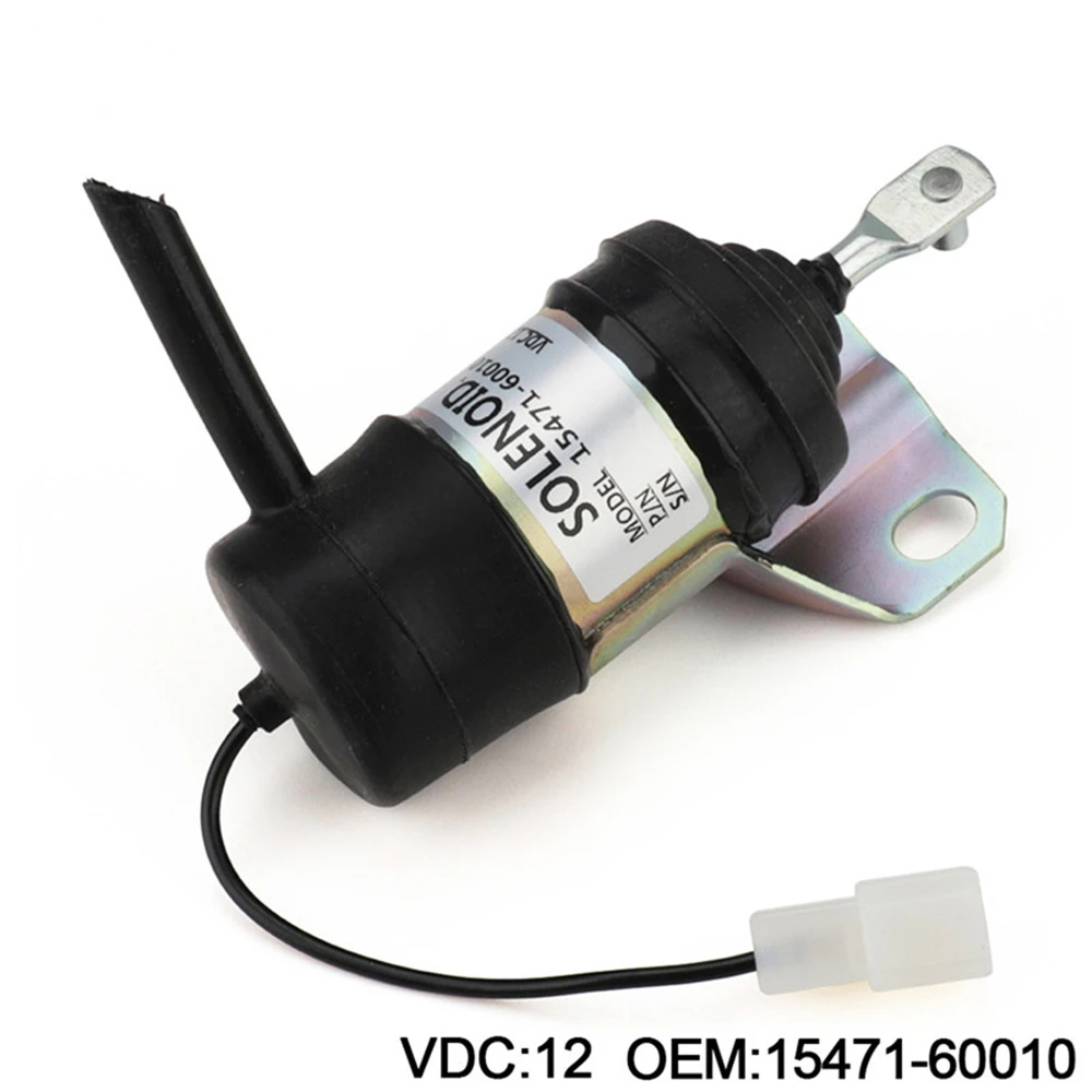 

12V Fuel ShutOff Shutdown Stop Solenoid 15471-60010 052600-1001 04287583