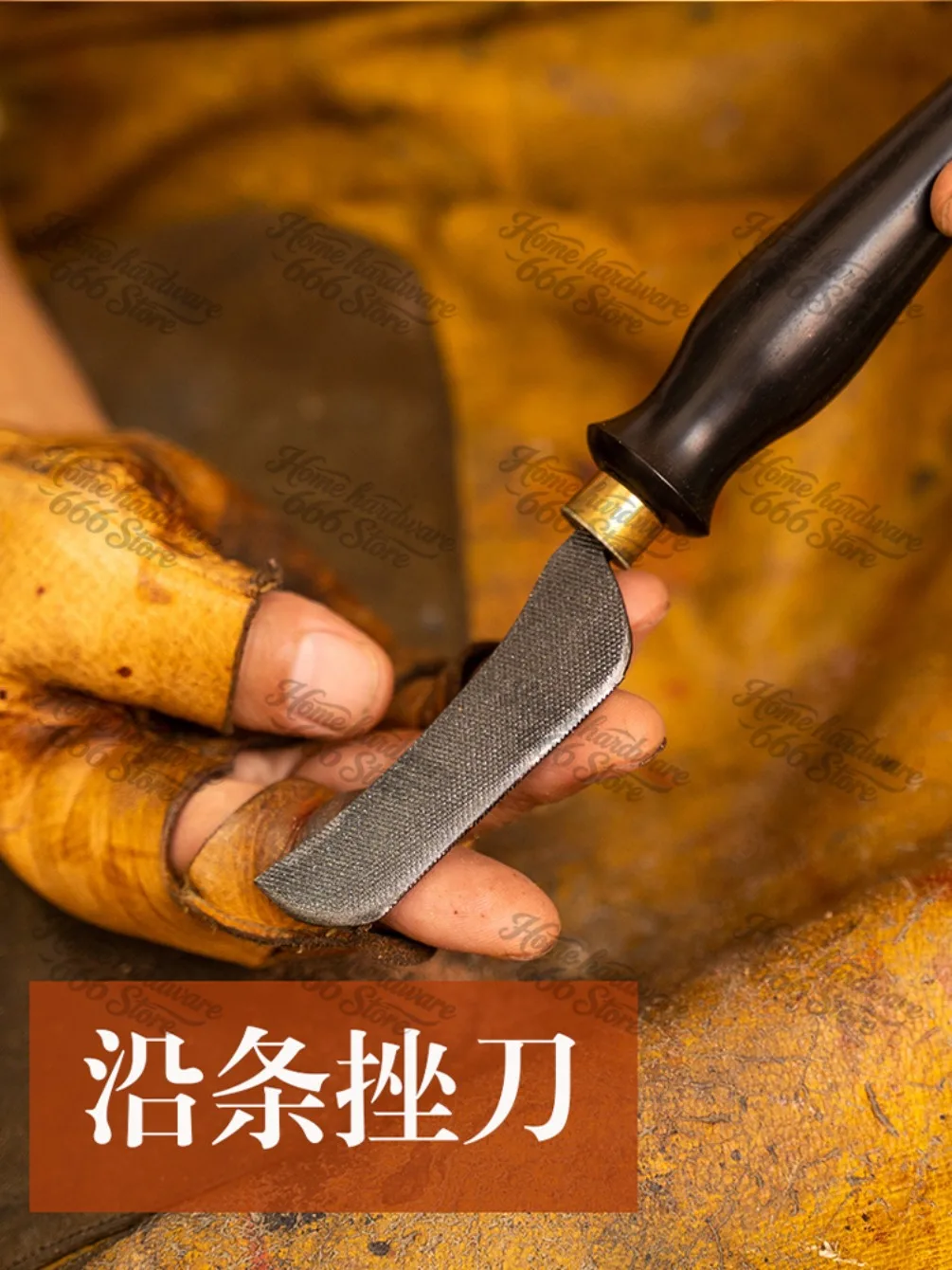 Along The Strip Knife Making Shoe Tool Steel File Round File Rubbing Knife  Semi-round Shoe Grinding
