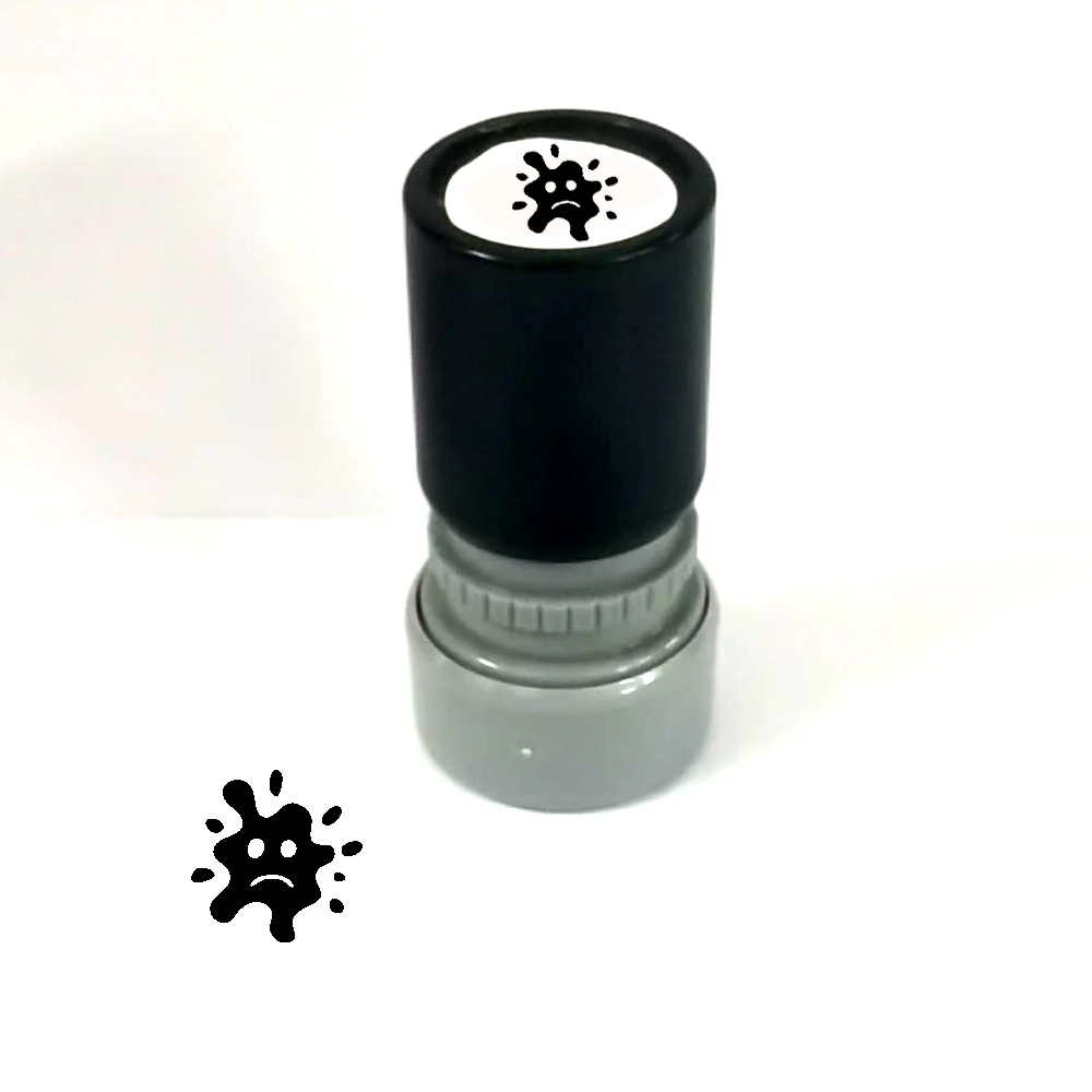 مثيرة للاهتمام نمط ختم مضحك روح الدعابة علامة حساب اليد مذكرات علامة سوداء #3