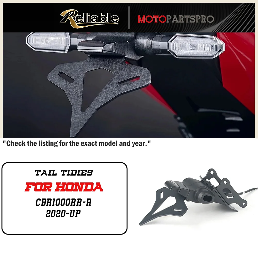 

License Plate Holder For Honda CBR1000RR-R CBR 1000 RR-R 2020-up Motorcycle Rear Short Tail Stock Tidy Tailstock Bracket Kit