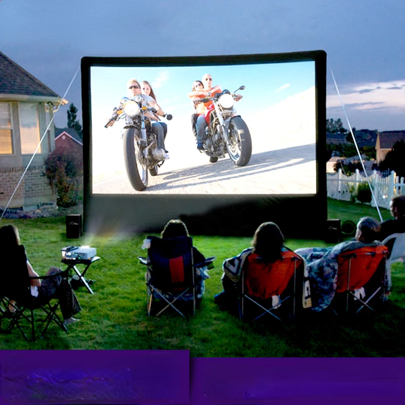 

Outdoor large-scale inflatable movie screen commercial event advertising screen mobile portable projection bracket