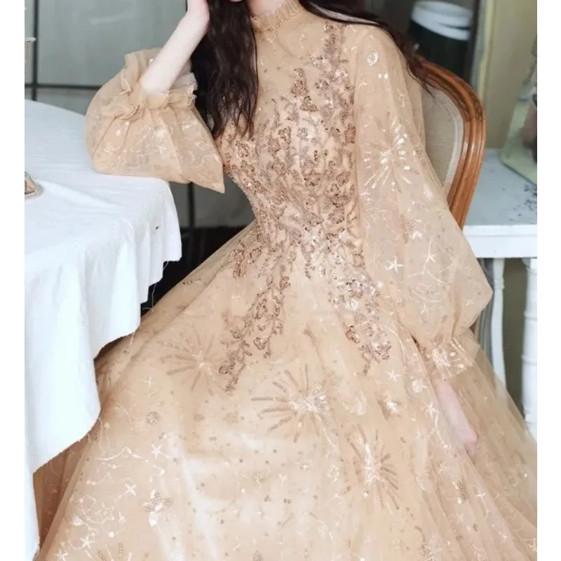 Galajurk Lange A-lijn Kant Applicaties Dames Formele Jurk Voor Avondfeest Robe De Soiree Vloerlengte