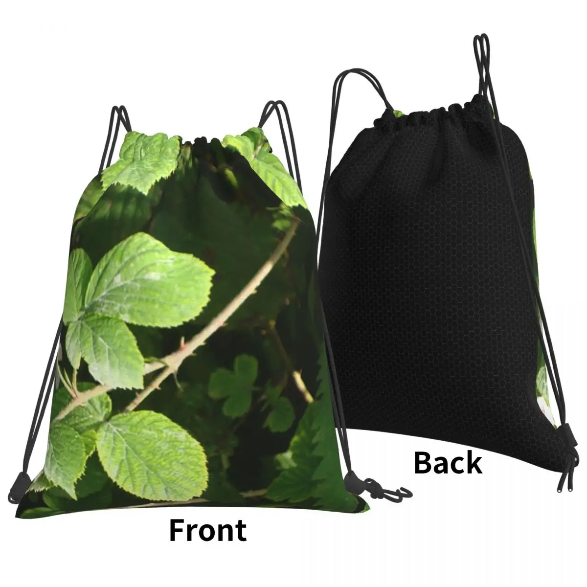 Spring, Green, Happy Time, Nature Backpacks Casual Drawstring Bags Sundries Bag Book Bags for Travel School