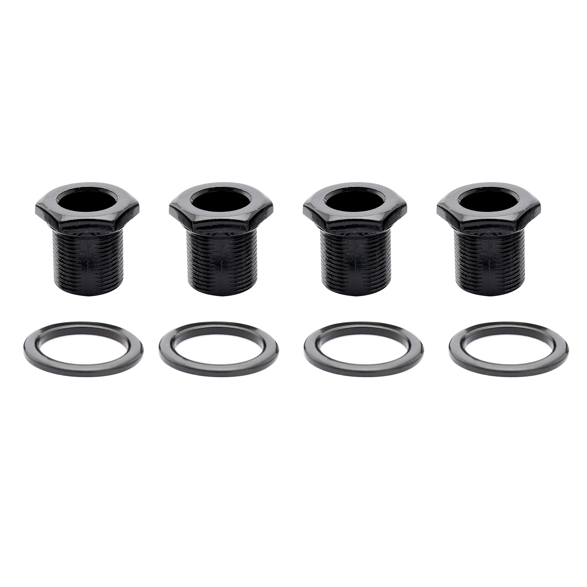 Musiclily Pro 15mm Bushing and 19mm Washer for Electric Bass Full Sealed Tuners Tuning Pegs Machine Heads (Set of 4)