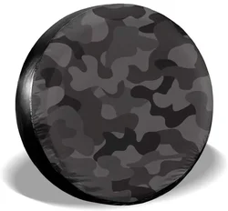 Camo Pink Camouflage Spare Tire Cover Waterproof Dust-Proof UV Sun Wheel Tire Cover Fit for Trailer 16 Inch Car Accessories