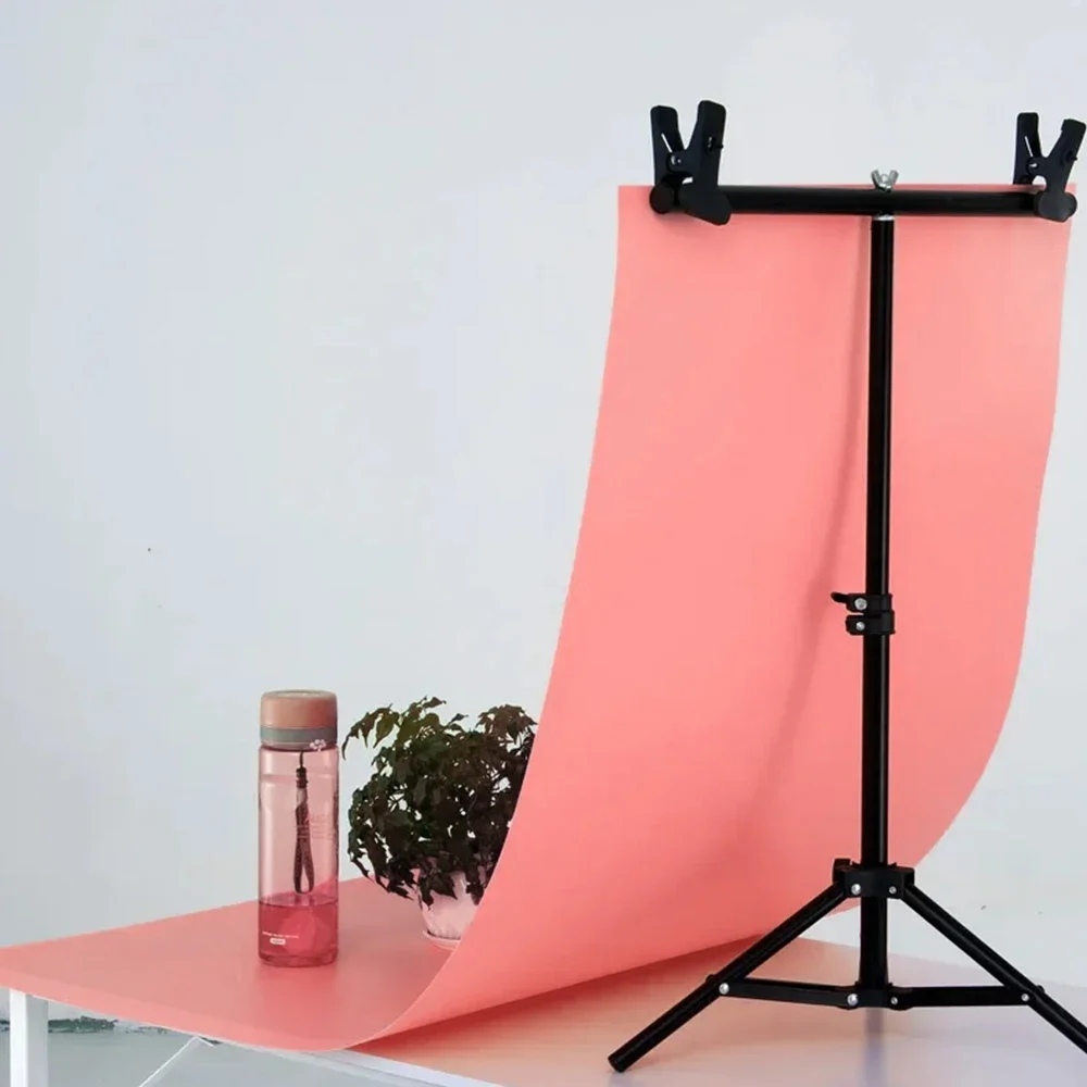 PVC Backdrops for Photographers Photographic Studio Photoshoot Props Pink Black White Photo Background Photography Paper 50x50CM