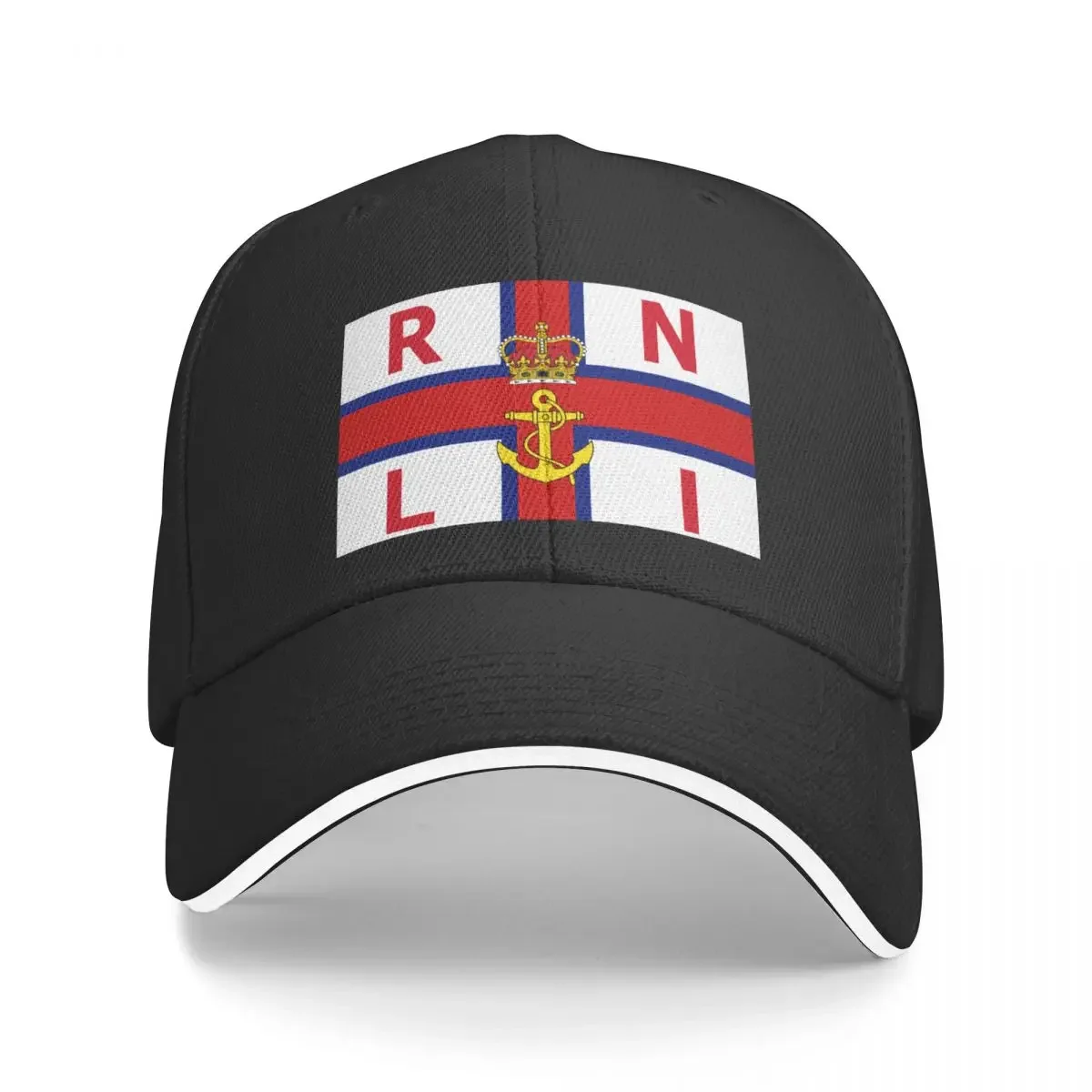 

Royal National Lifeboat Institution flag Baseball Cap Bobble Hat Kids Hat Vintage Hood Golf Men Women's