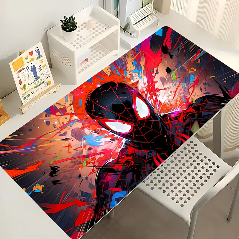 Mouse Pad Spider-Man Anime Gamer eSports Non Slip Tablet Varmilo Keyboard Pad Carpet Kawaii Laptop Gaming Accessories Mousepad