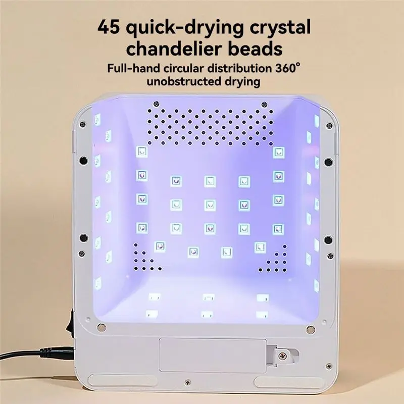 Nail Art Tools Nail Art Phototherapy Machine Quick Drying Baking Lamp Quick Drying Nail Polish Baking Machine EU Plug