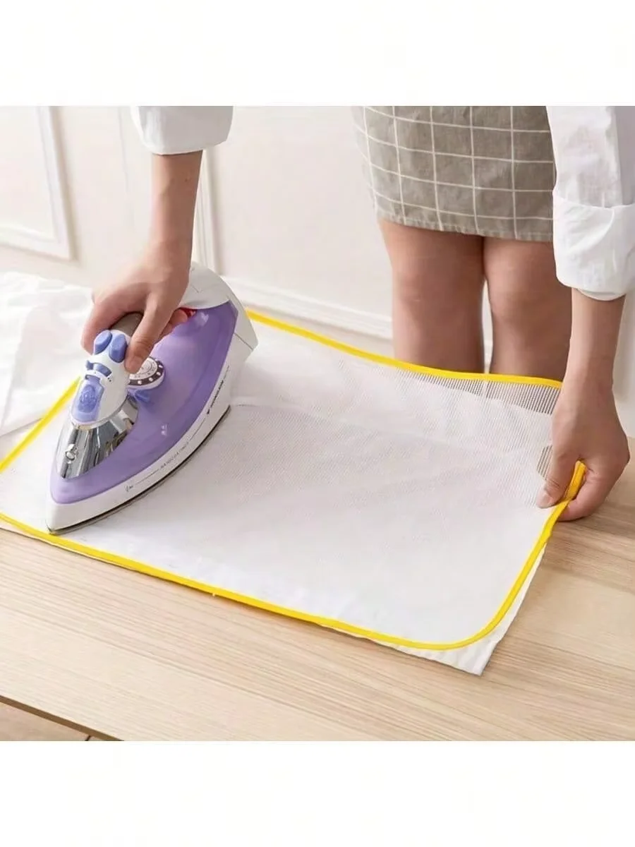High Temp Resistant Ironing Protective Mesh Pad, Household Iron Accessory to Guard Fabrics During Ironing