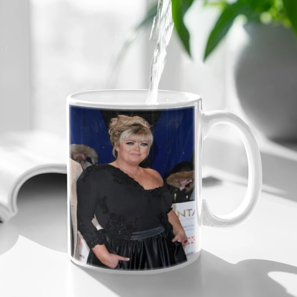 G-GEMMA COLLINS Ceramic Cup Coffee Oatmeal Breakfast Cup Creative Personality Mug