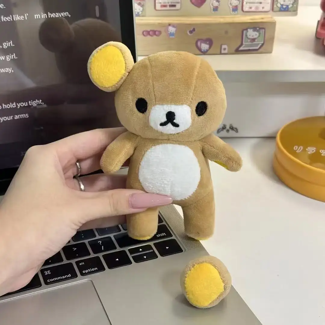 

Removable Magnetic Ears Plush Bear Super Soft Stuffed Doll Japanese Style Kawaii Toy Gift for Friends Collectible