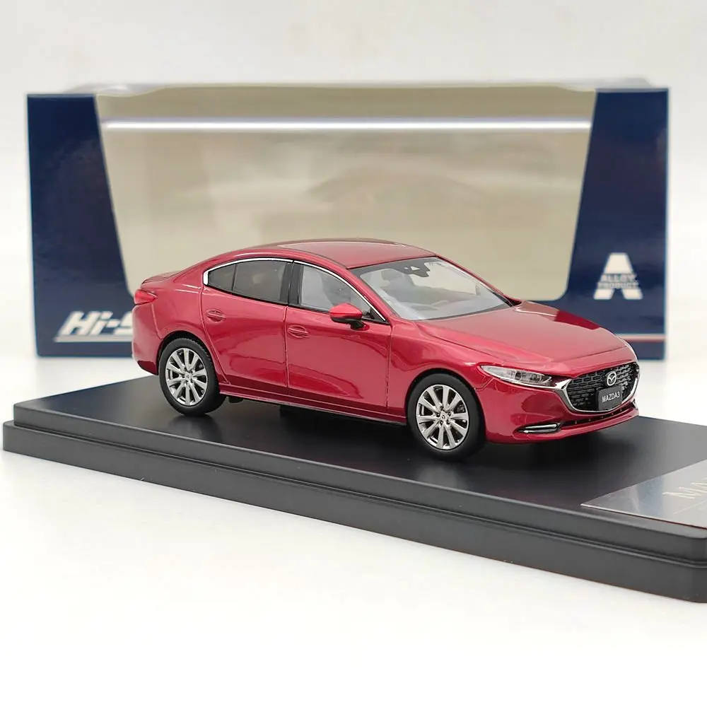 Hi-Story 1/43 2019 For MAZDA 3 MAZDA3 SEDAN Red HS259RE Diecast Model Car Limited Collection Auto Toys Gift