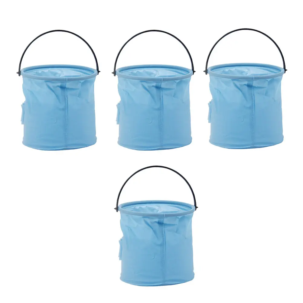 

4pcs Wash Pen Holder Rubber Basin Cleaner Tool Foldable Brush Washer Storage Water Bucket Painting Outdoor Travel