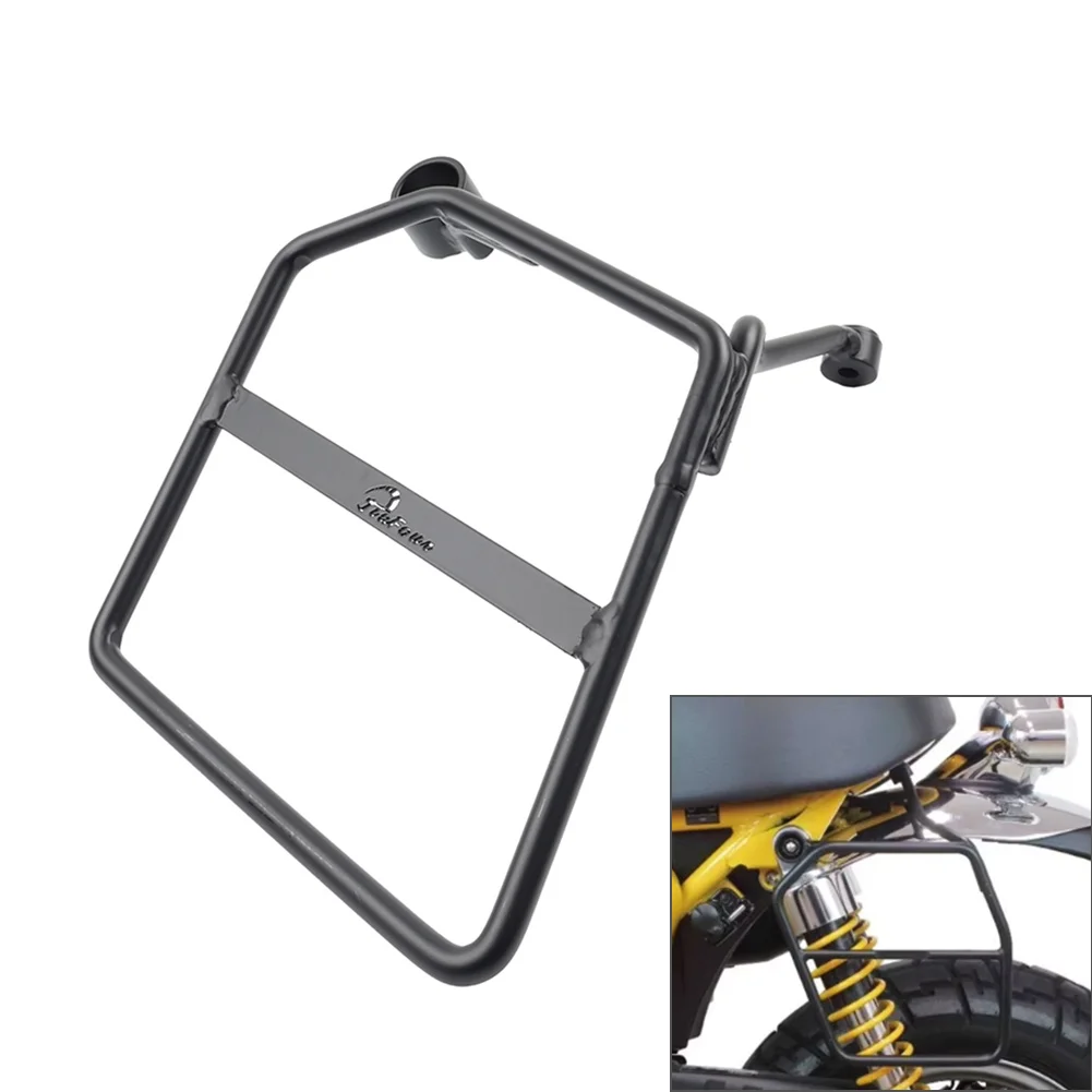 Motorcycle Left Side Saddle Bag Trunk Support Bracket Holder For Honda Monkey 125 2018-2024