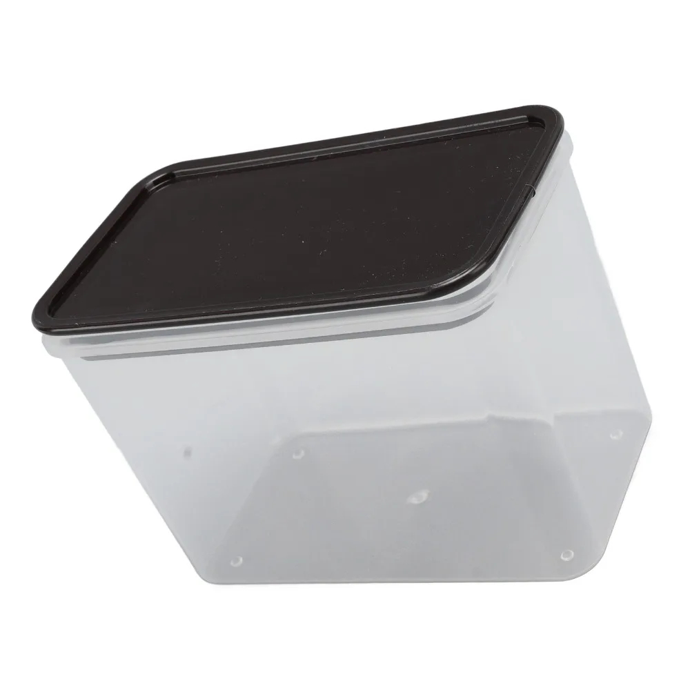 2PCS Practical pp Food Storage Container 500ml/1000ml Rectangular Cereal Container Grain Storage Box Pantry Use