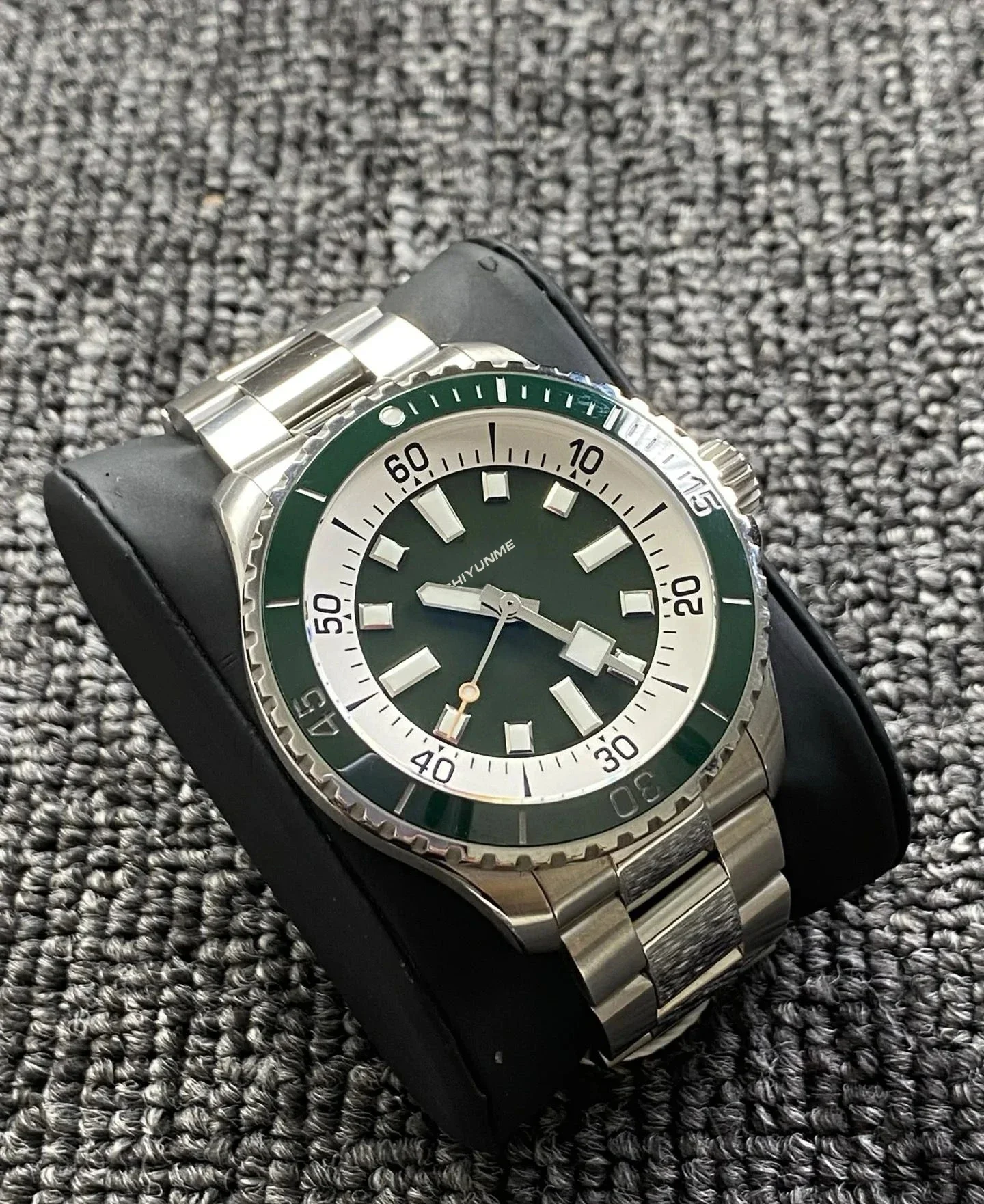 WATCH1 Store  Automatic Mechanical Unisex Watch Stainless Steel Large Dial Fully Functional Marine Series World Time Waterproof