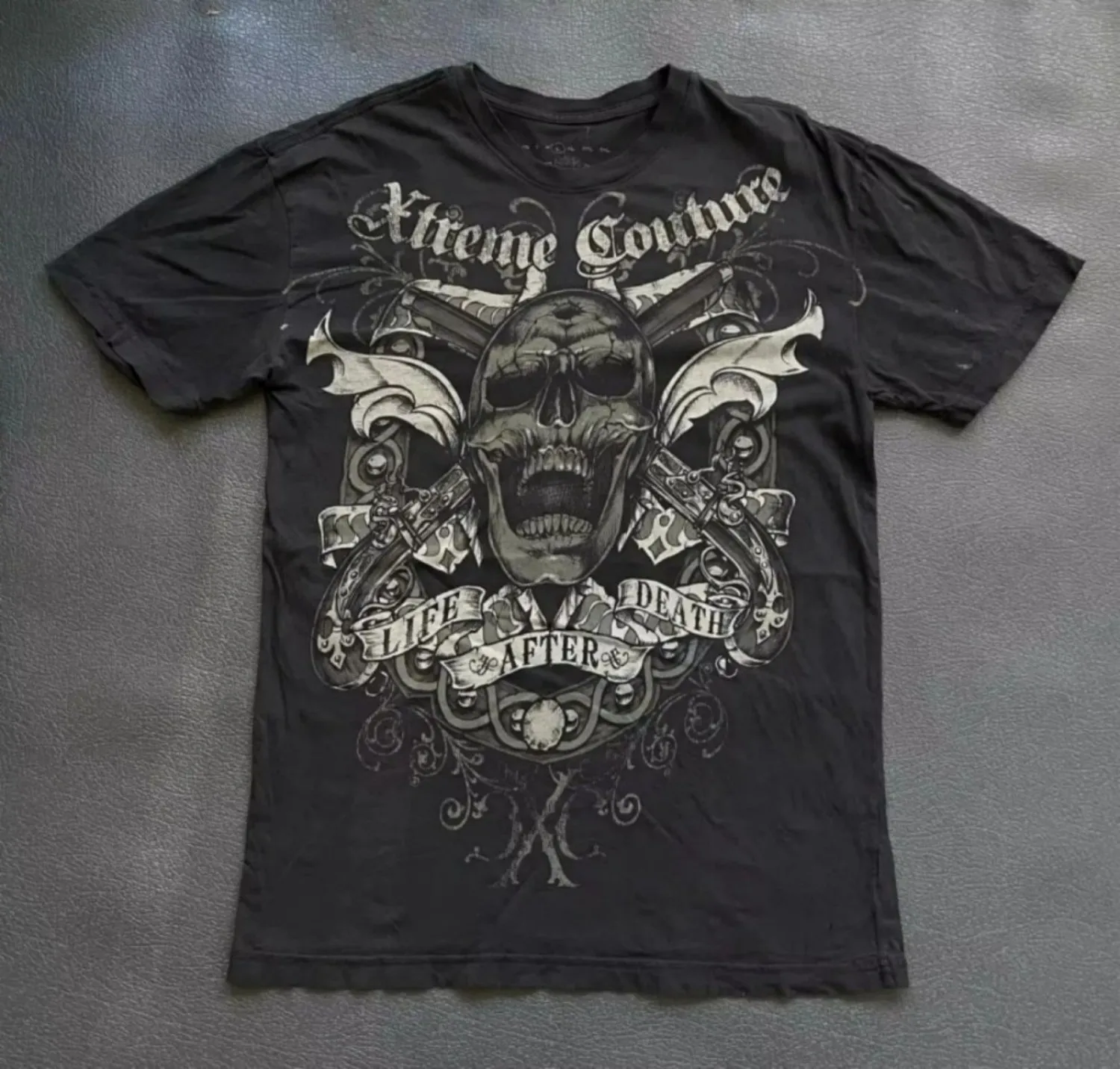 Hot selling new men's summer skull angel wing print comfortable and breathable round neck T-shirt outdoor street versatile top