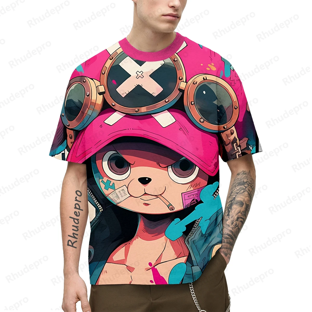 

ONE PIECE Summer Hot Sale New Men's Animation 3D Printing Role Playing T-Shirt Women's Children's Street T-Shirt Top Big 2025/26