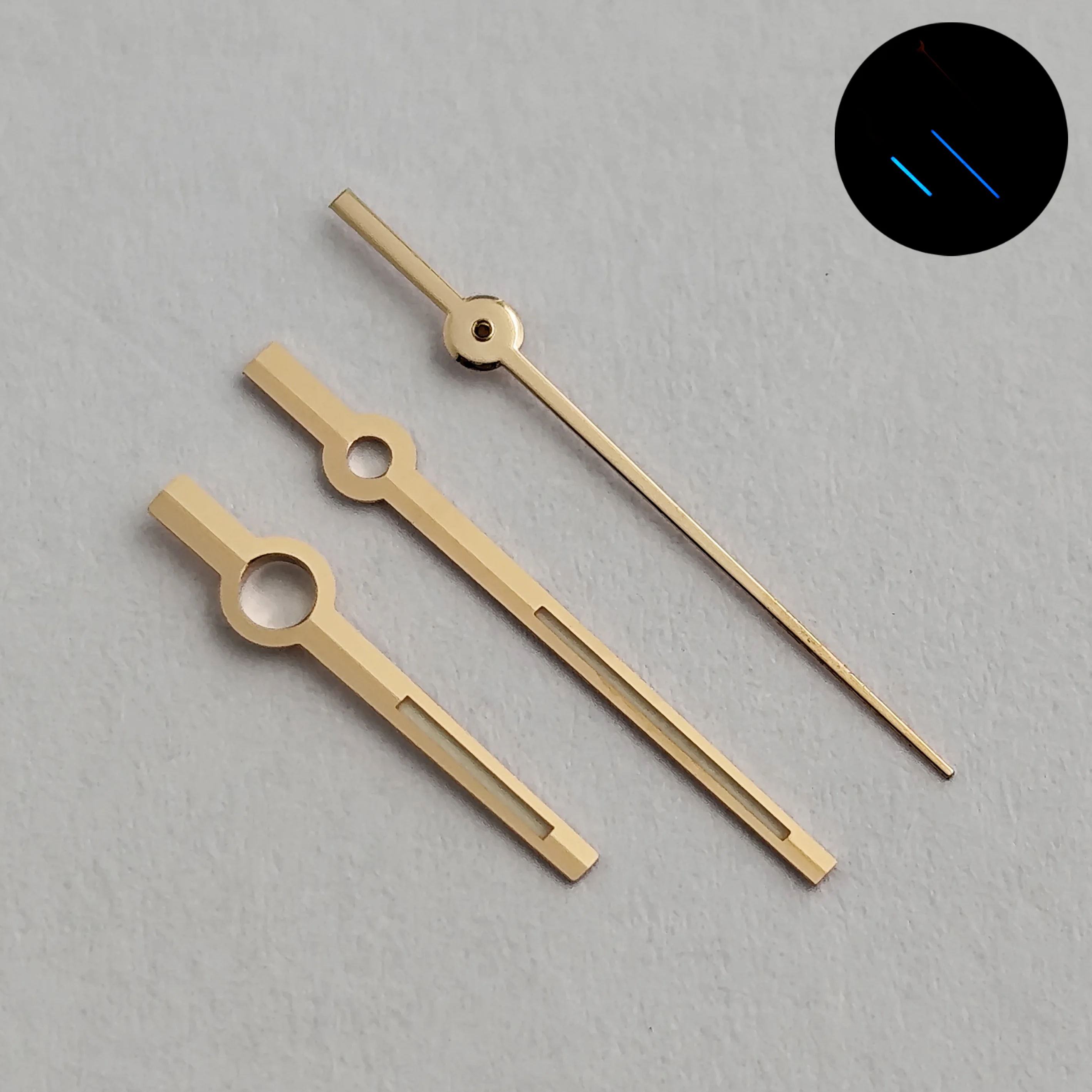 NH35 Hands Silver Gold Watch Hands Bgw9 Blue-Green  Luminous For NH35 NH36 NH34 Movement  Watch Hands Mod view 4