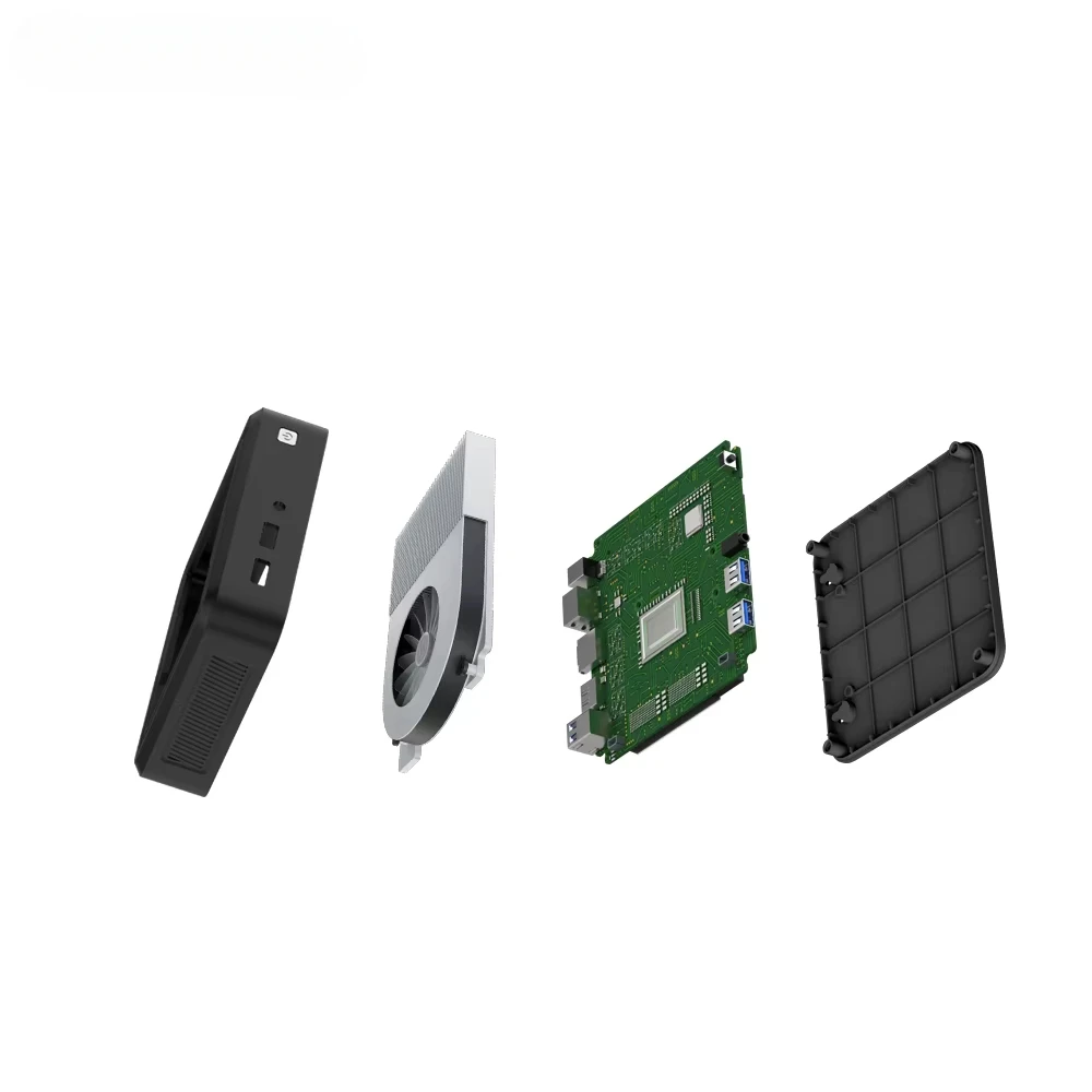 2024 GenMachine New AMD Ryzen 7 2700U Mini PC 2.2GHz-3.8GHz Desktop Computer Win11 DDR4 M.2 2280 NVMe WIFI5 MINI PC