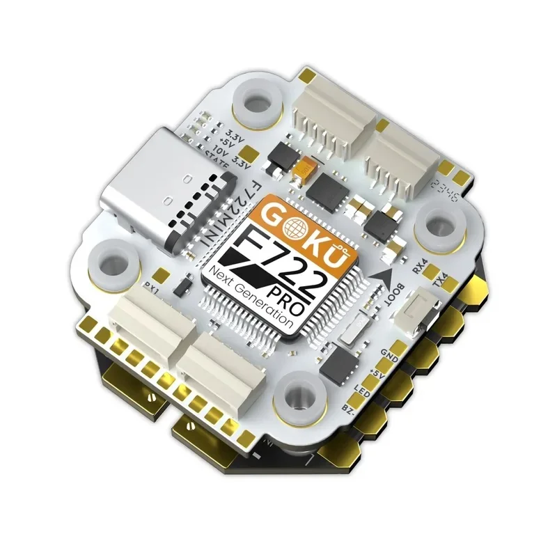 Flywoo GOKU F722 Pro Mini V2 45A 20x20 Stack, 32Bit 128K Plug&Play Flight Controller ESC Combo DJI O4/O4 Pro FPV Drone DIY Parts