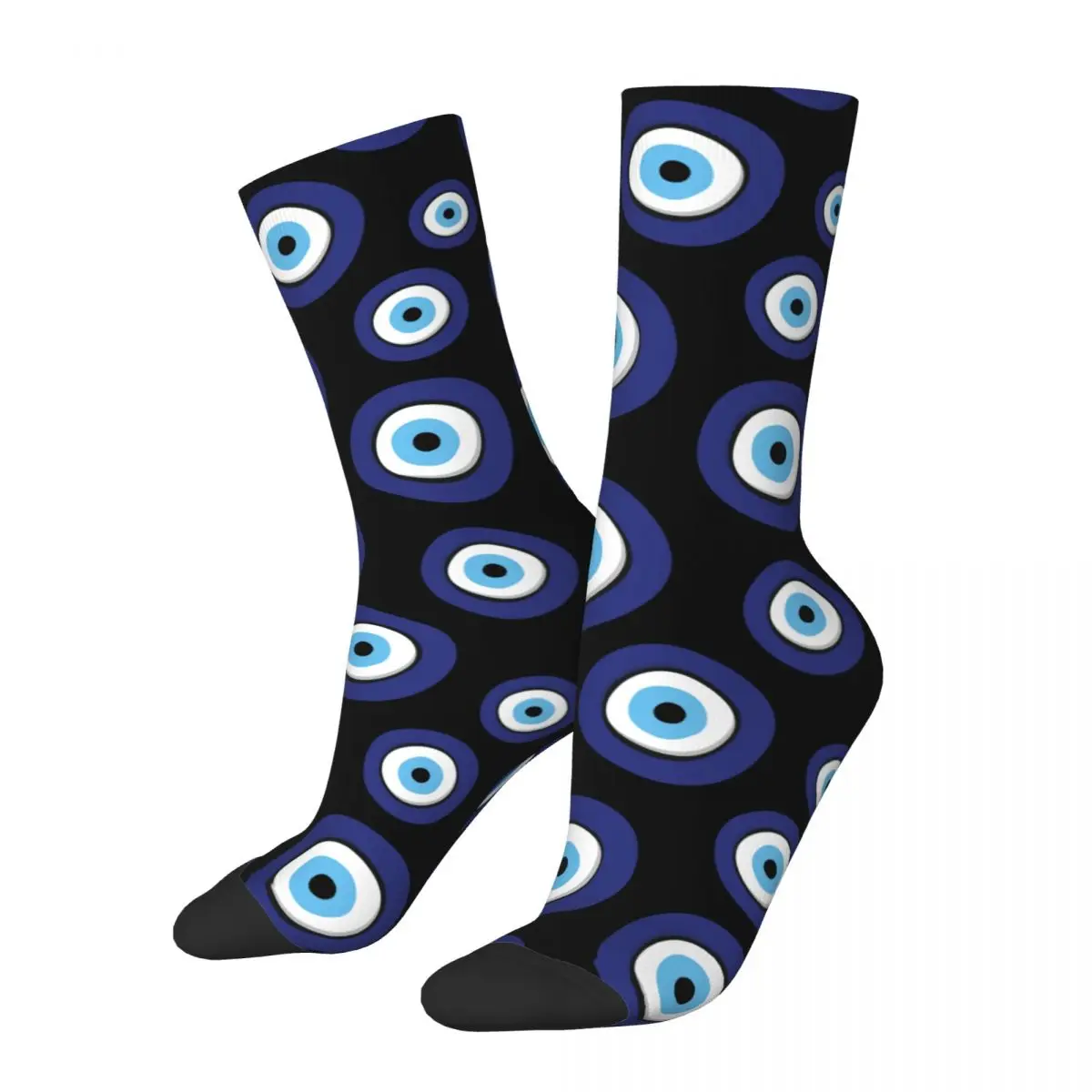 Greek Evil Eye Socks Men Women Polyester Casual Socks Novelty Spring Summer Autumn Winter Stockings Gift