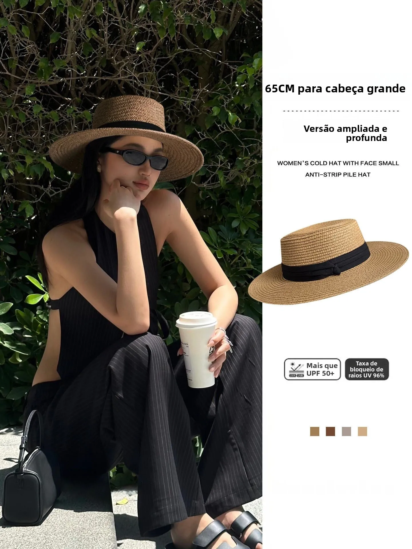 chapeau-de-paille-monstar-2026-nouveau-modele-vintage-grande-taille-pour-la-plage-protection-solaire-confortable-respirant-a-large-bord-pour-femmes