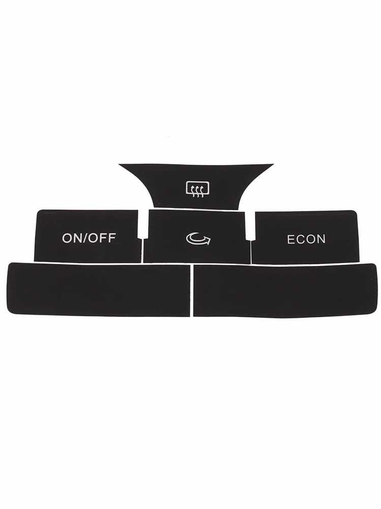 OEM Number: / for a6 2004-2006 Button Decals for a6 A/C Button Kit Push Button Type Reduced Light Penetration Vinyl Material