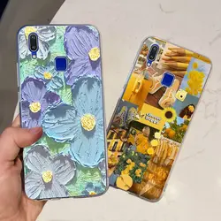 For Vivo Y93 Lite Y95 Y91 Case Soft Silicone TPU Clear Cover Phone Case For Vivo Y 91 1816 Y 95 1807 Y93Lite Bumper Cover Capa