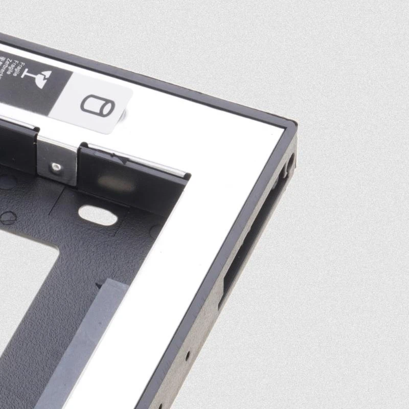 SSD HDDS Caddys 12,7 mm Aluminio 2 ° disco rigido Adattatore Caddys Case per laptop