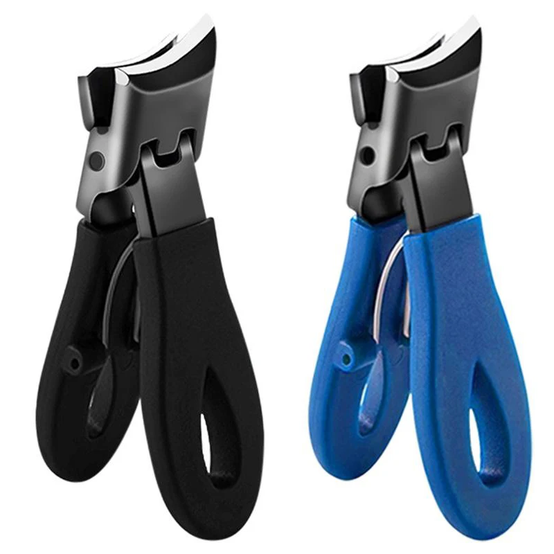 Cortador de unhas inclinado, abertura larga da mandíbula, corte de unhas curvo inclinado, estudo, viagem, aparador de unhas inclinadas