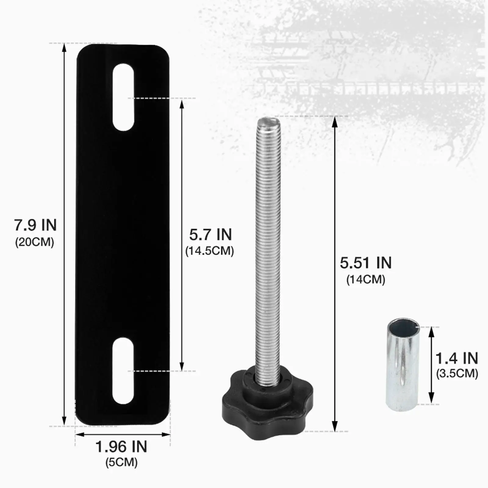 Traction Board Mounting Set Heavy Duty Metal Universal Rack Hardware for Car Roof Platform Offroad Camping